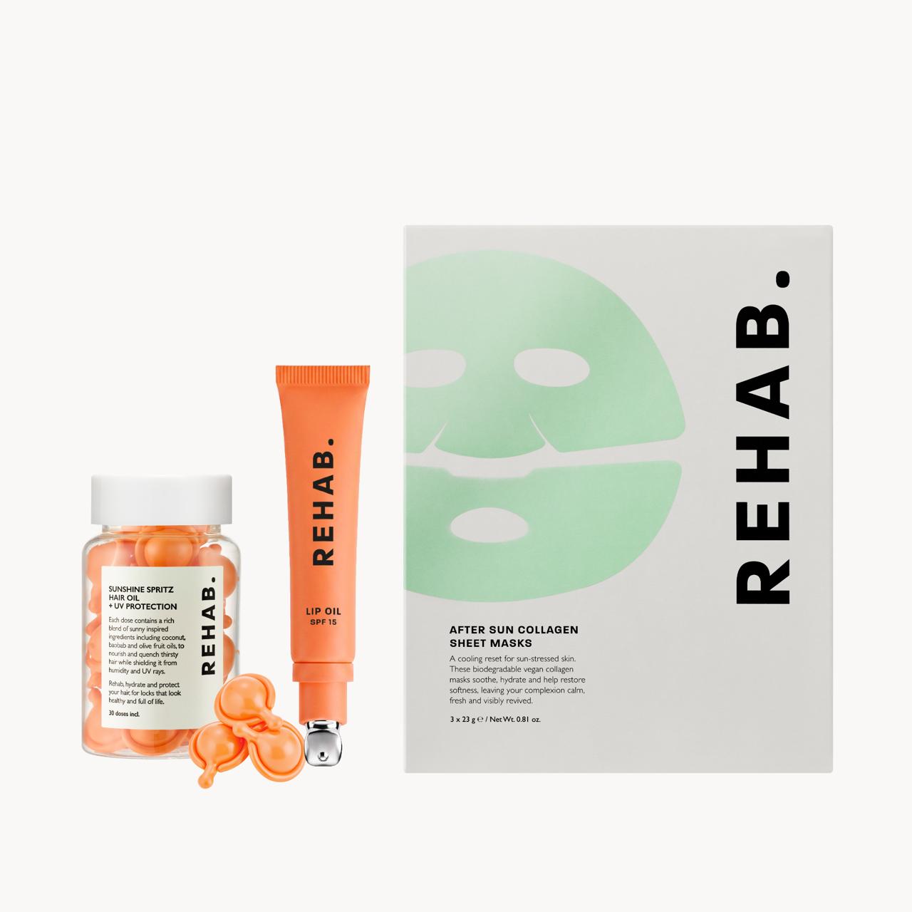 REHAB Your Hair Sunny Day to Night Trio products