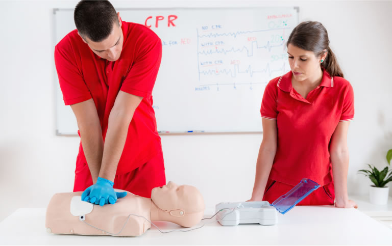 American Health Care Academy healthcare provider CPR and First Aid Combo Course illustration