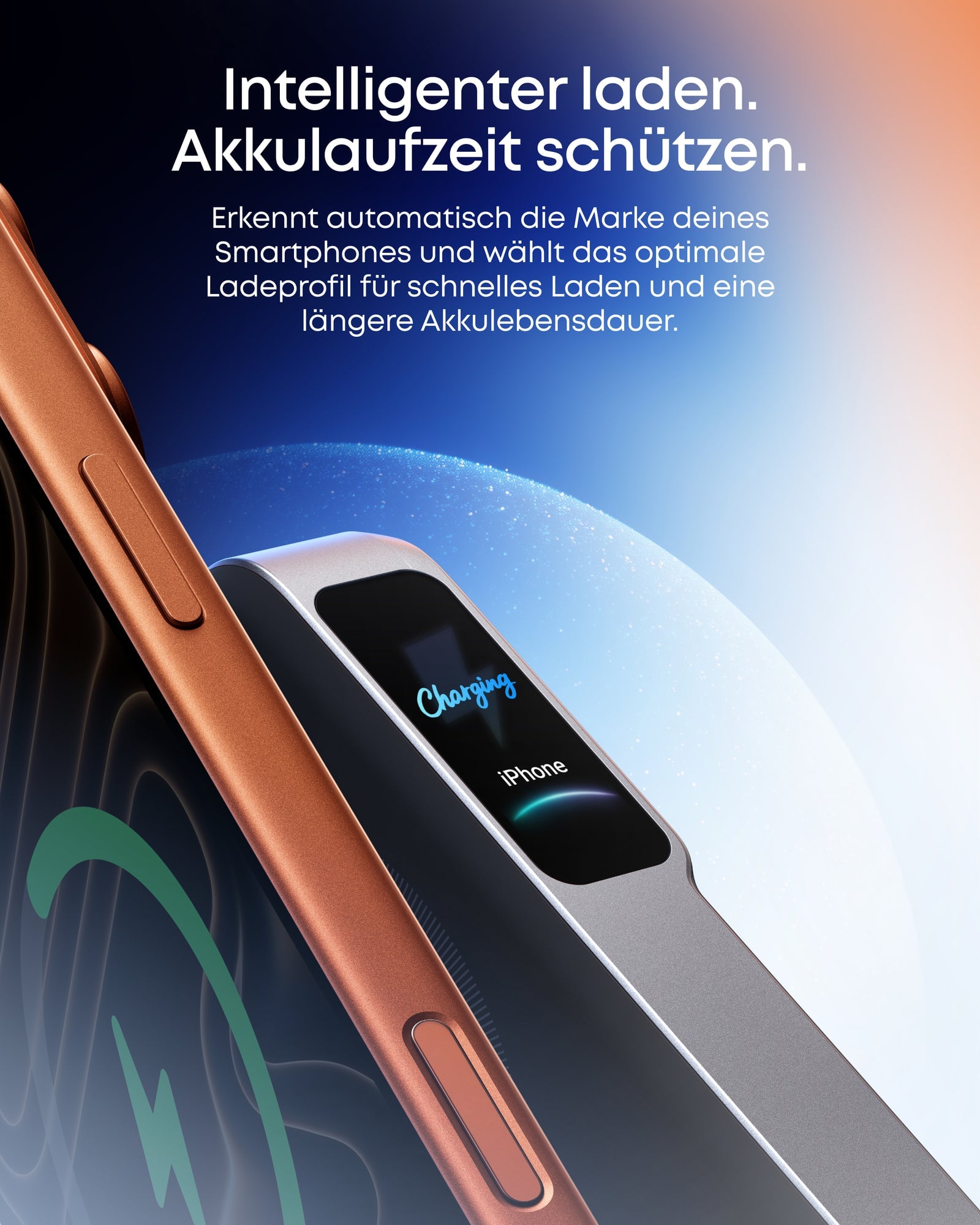 Anker MagGo Powerbank 2 Pro mit sichtbarer Gehäuseform