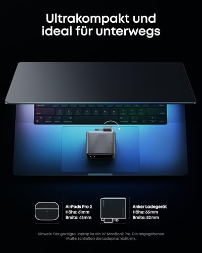 Anker Prime Ladegerät mit drei Anschlüssen