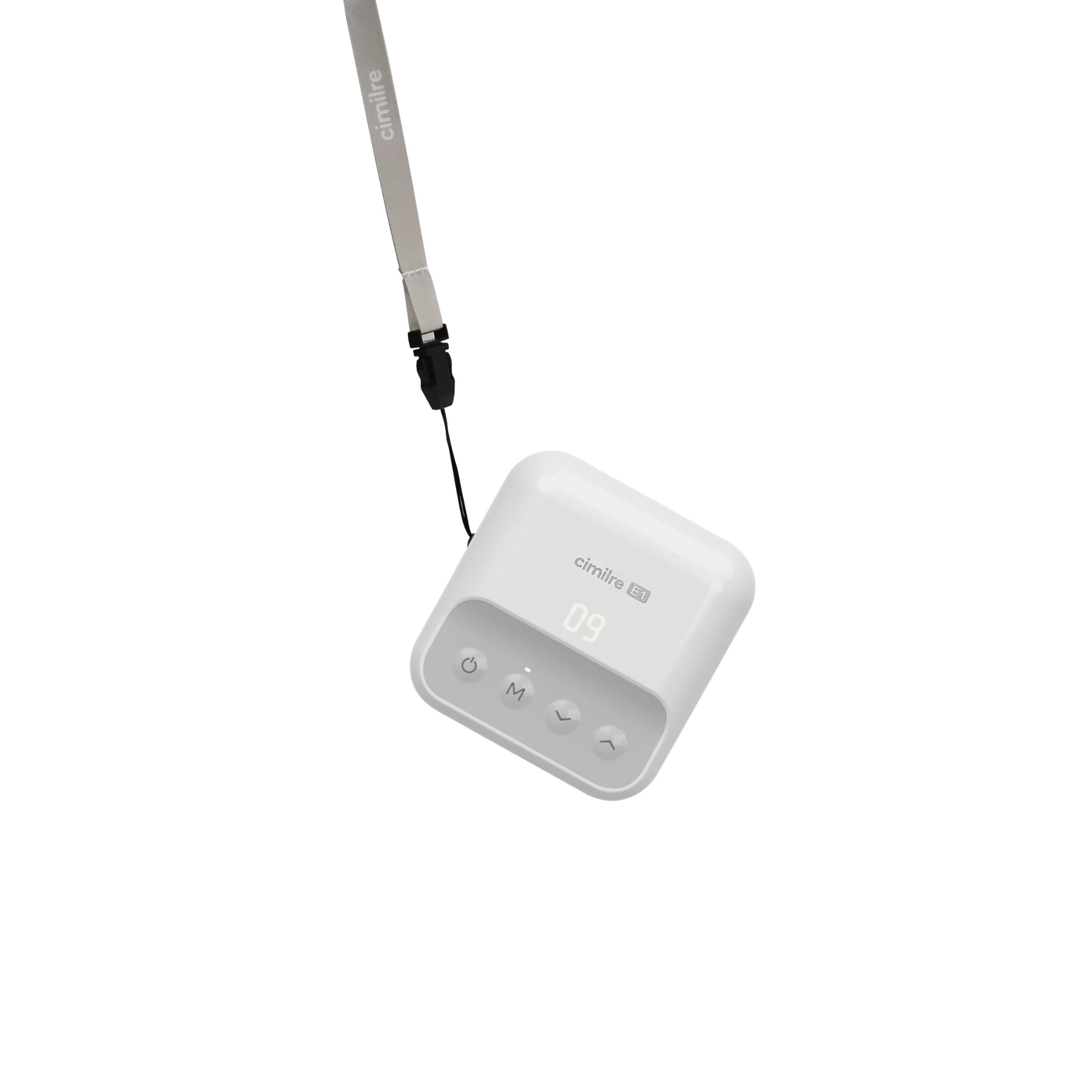 Cimilre E1 pump hanging from its lanyard