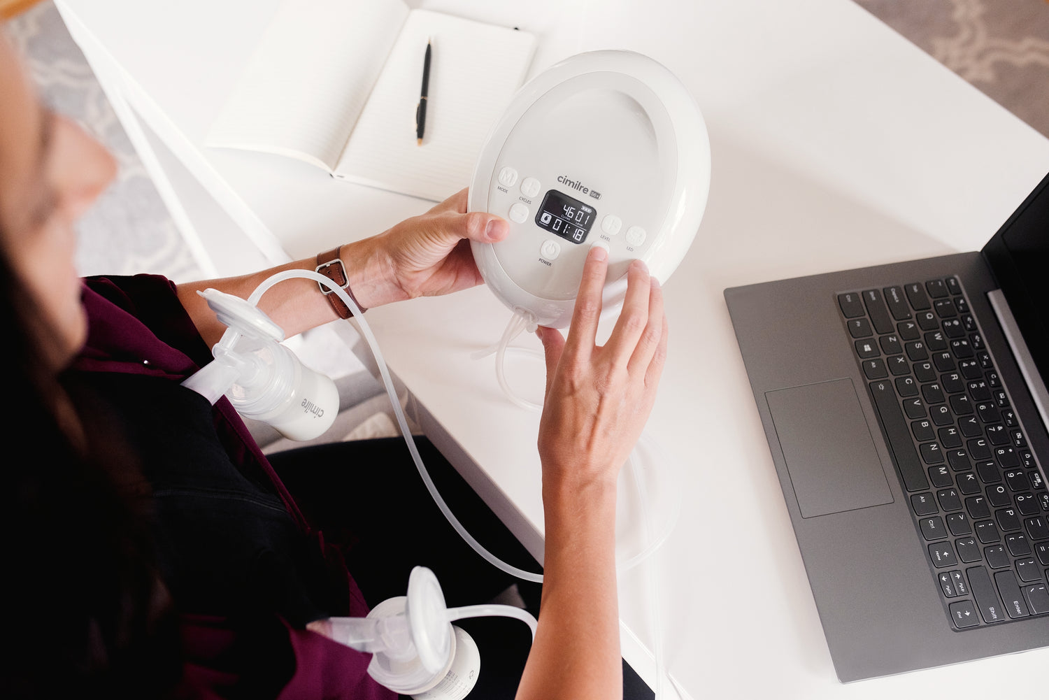 Cimilre S6 pump in use at a desk
