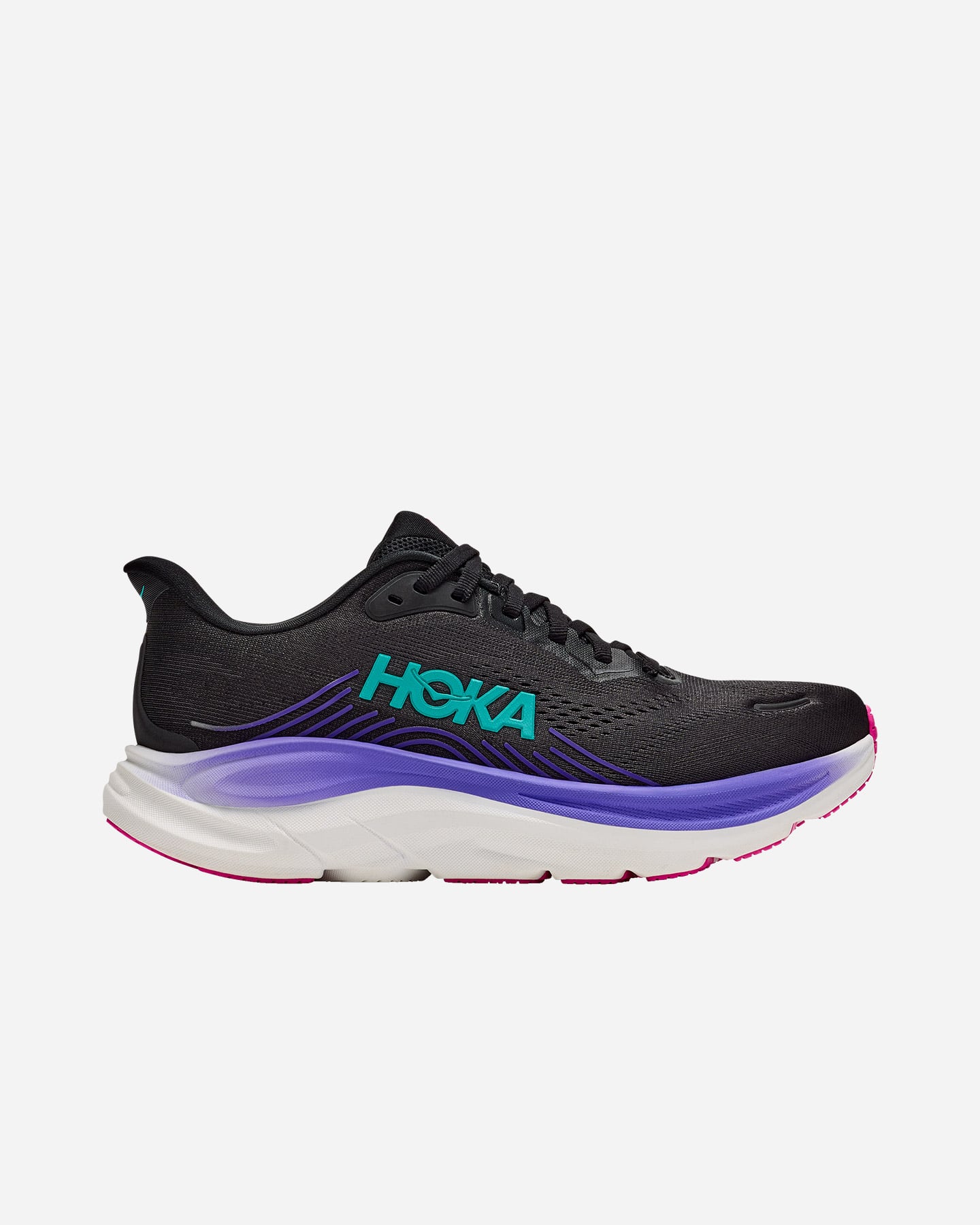 Scarpa da running Hoka Clifton 11 su sfondo chiaro