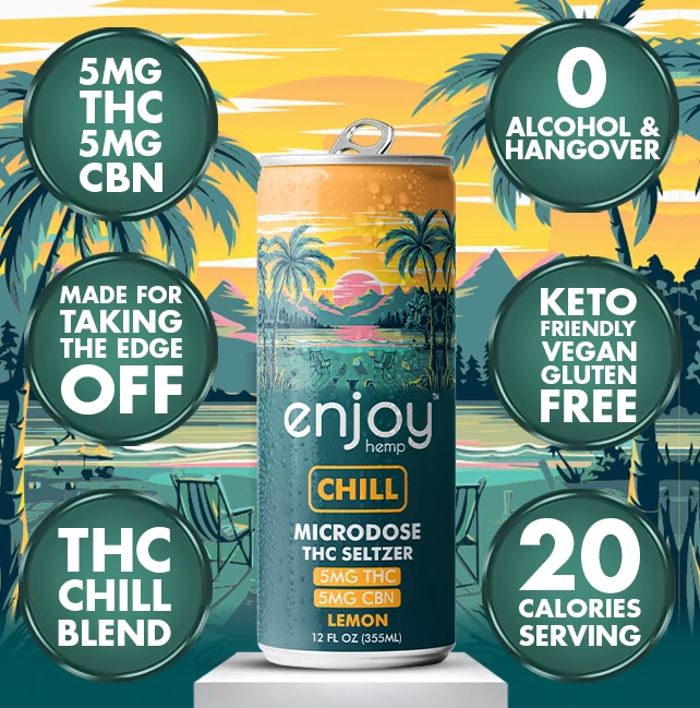 Enjoy Hemp Chill product bottle
