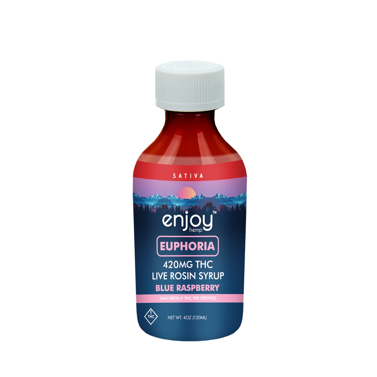 Enjoy Hemp Euphoria syrup bottle