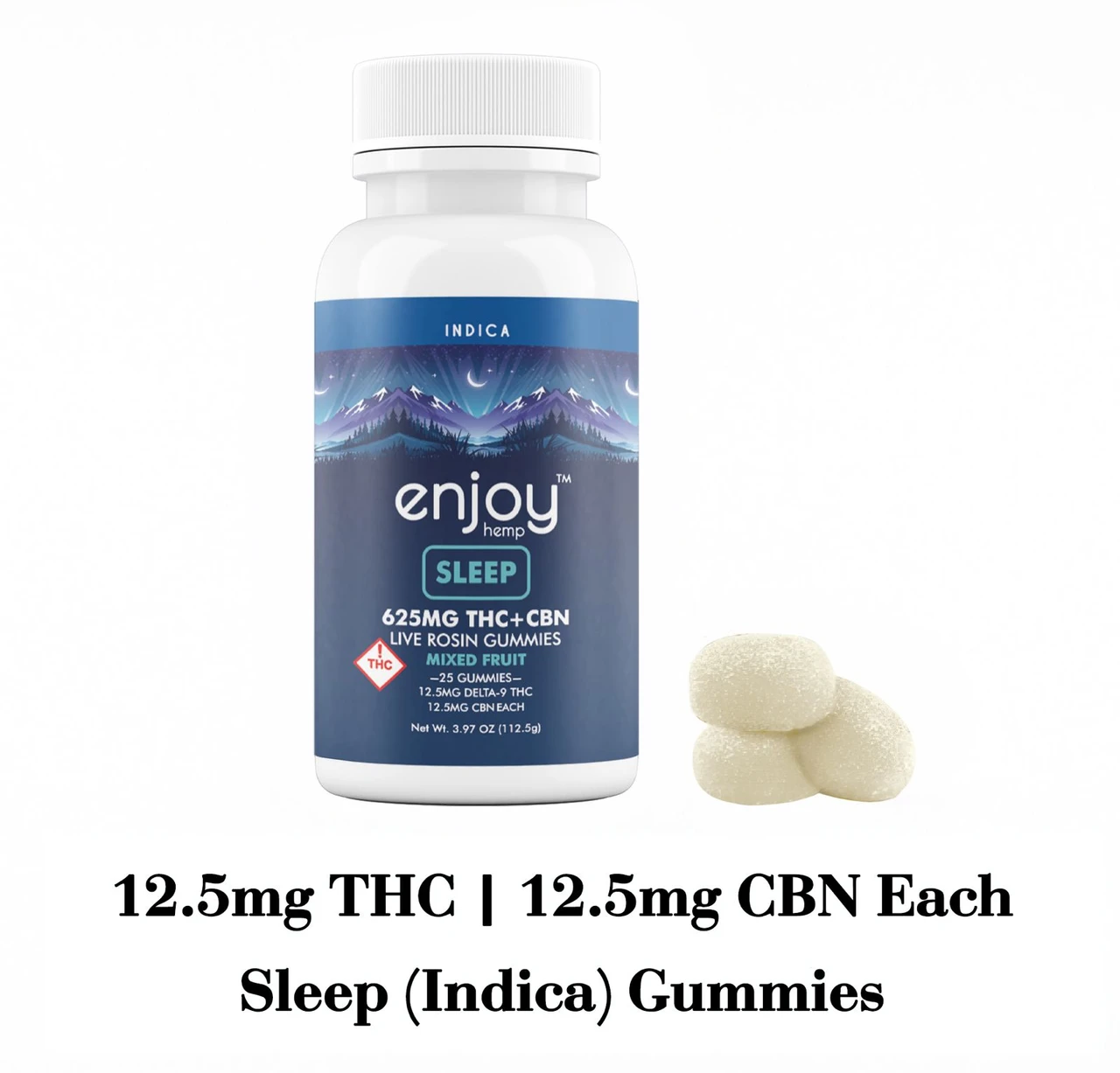 Enjoy Hemp Sleep THC and CBN gummies