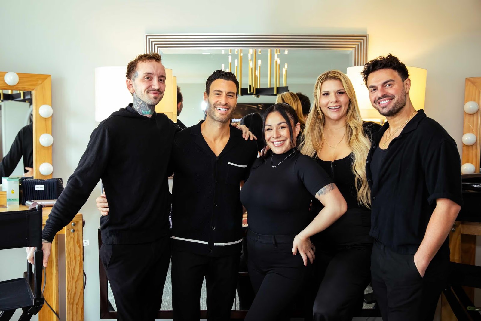 Glamsquad team of beauty professionals at an event