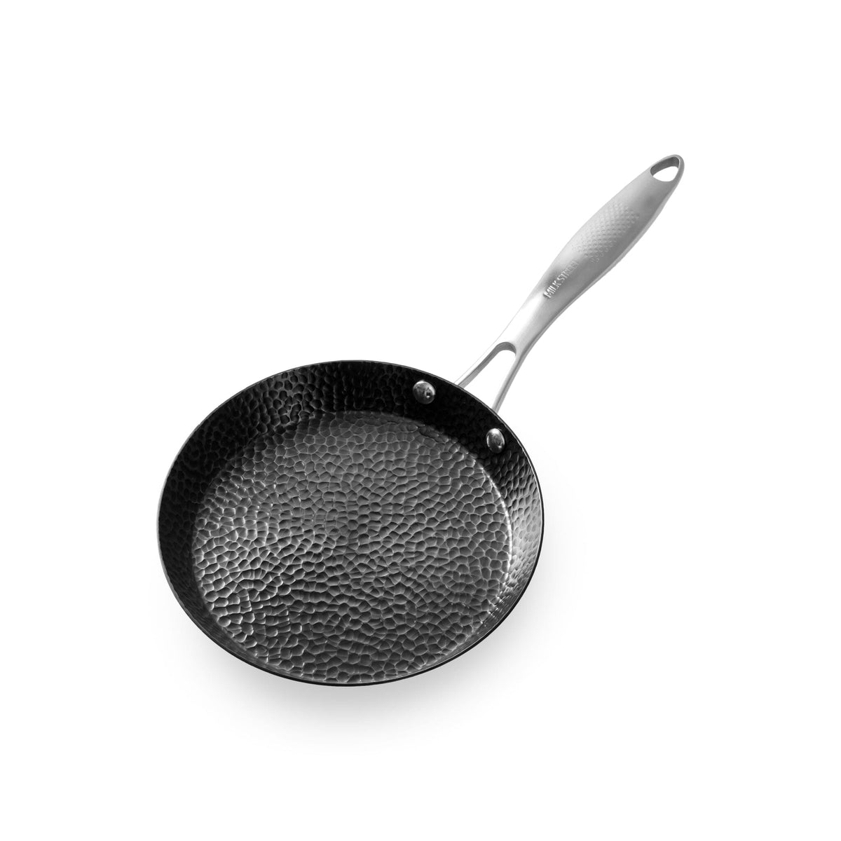 Eight-inch Milk Street hammered carbon steel skillet