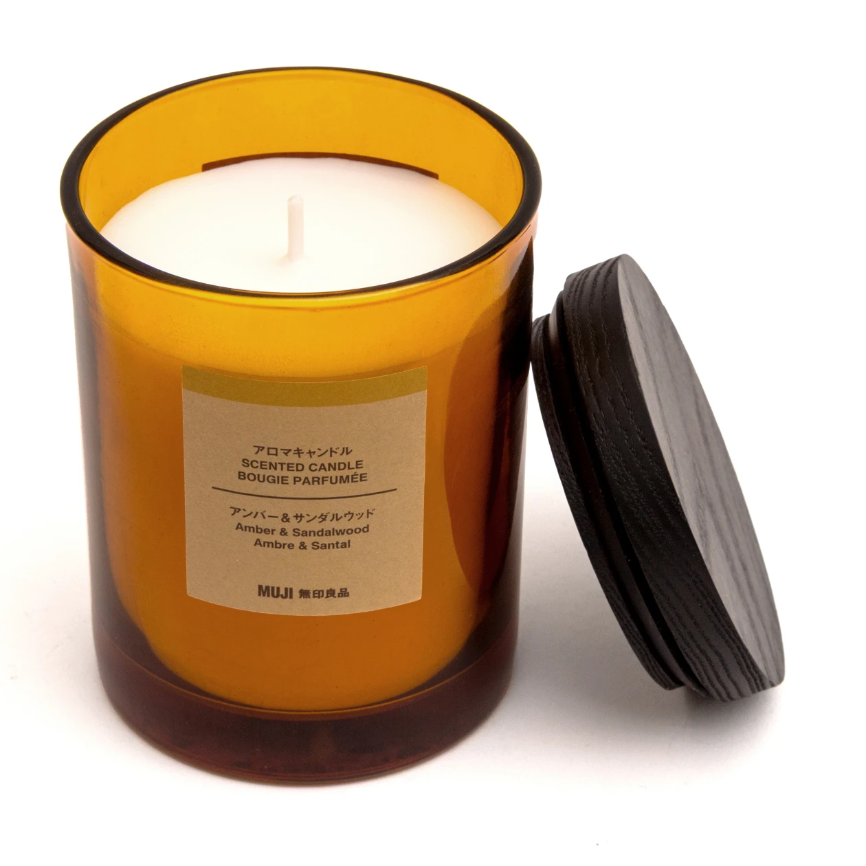 MUJI Amber and Sandalwood 1 Wick Candle