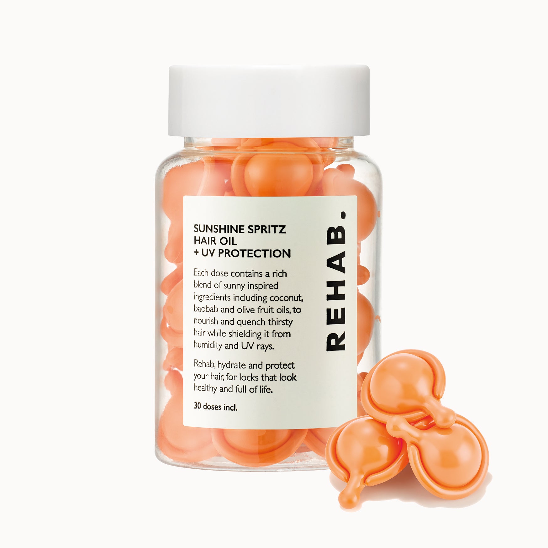REHAB Sunshine Spritz UV Protection Hair Oil