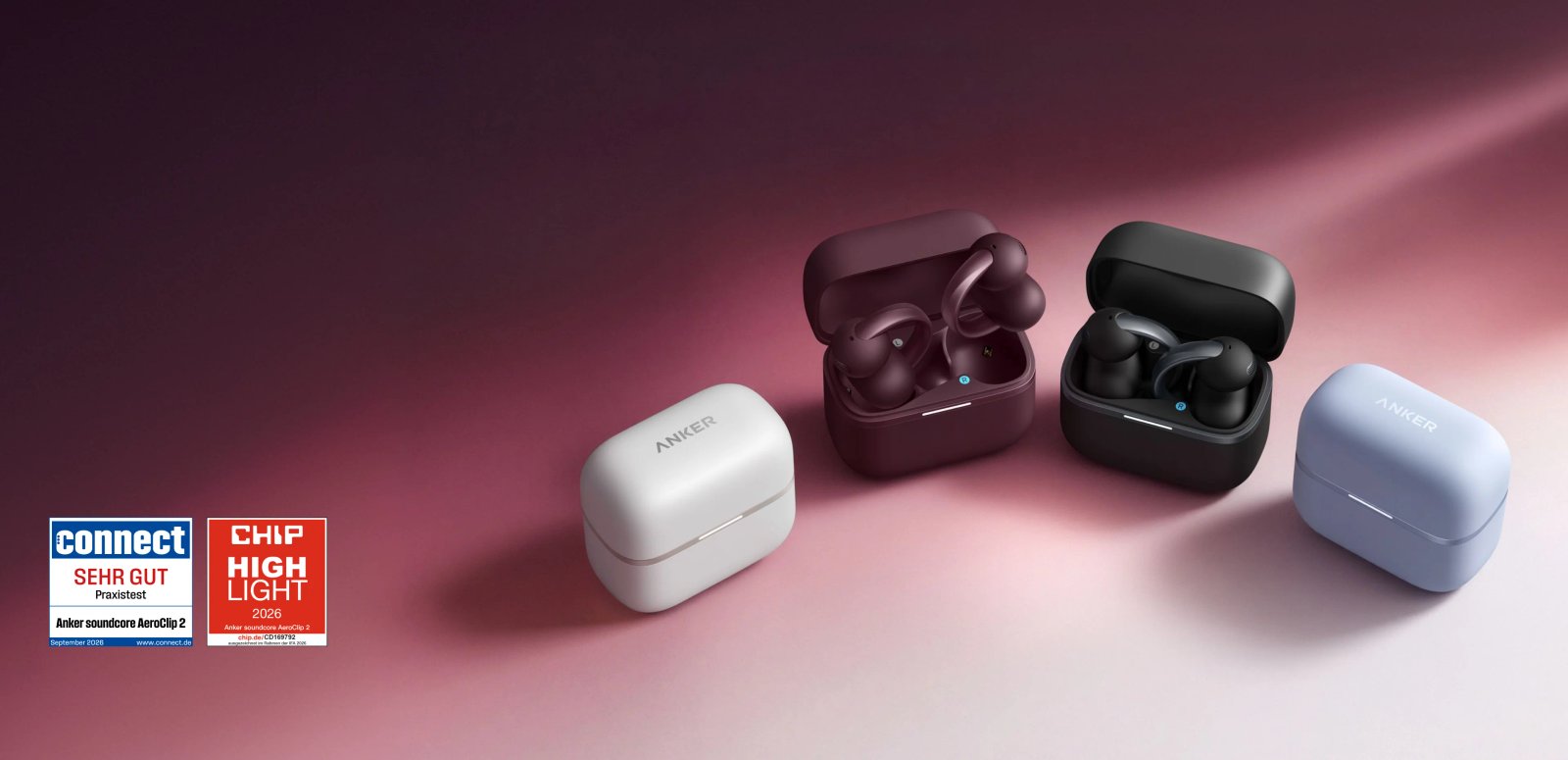 soundcore AeroClip 2 als offener Clip-on-Kopfhörer
