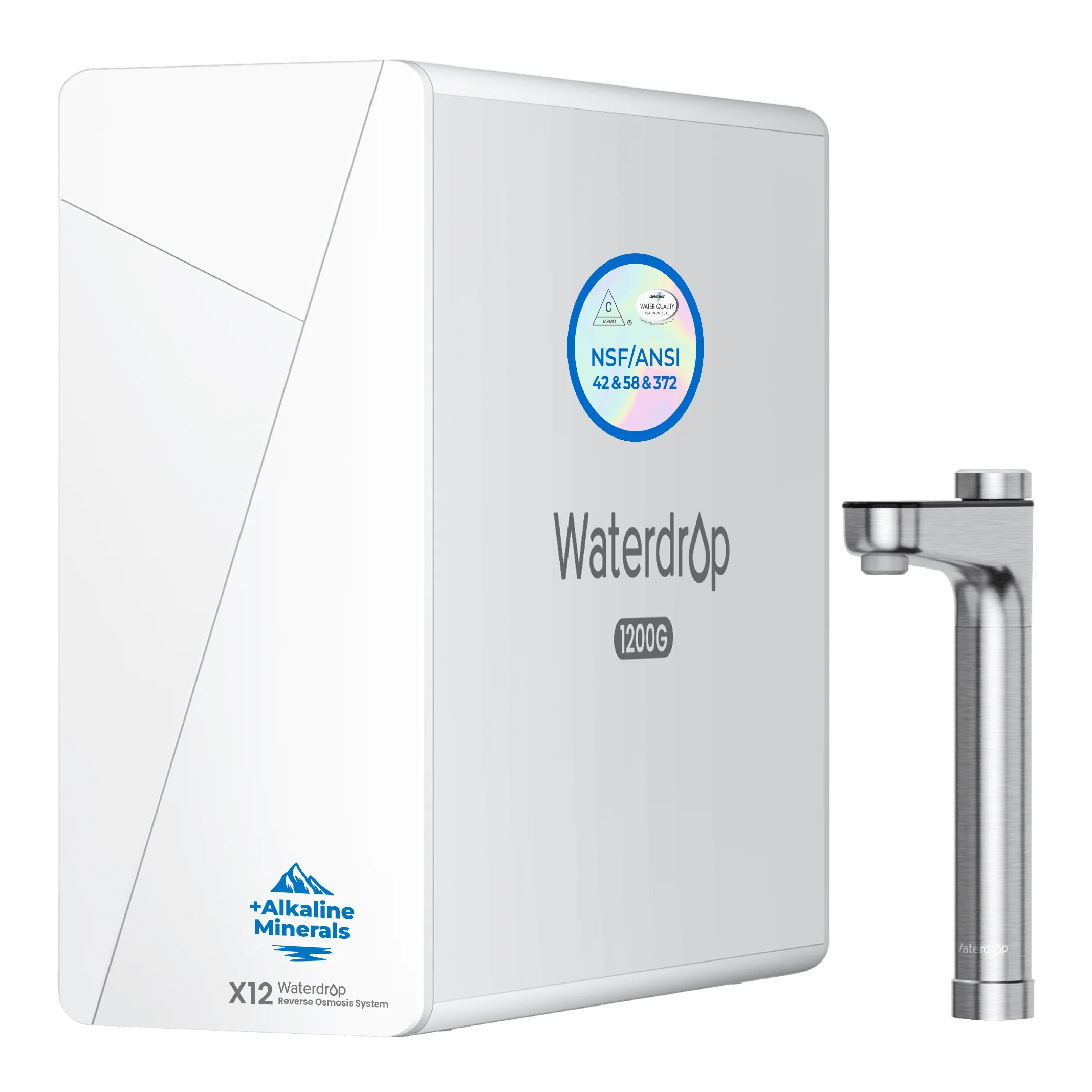 Sistema Waterdrop X12 con grifo inteligente