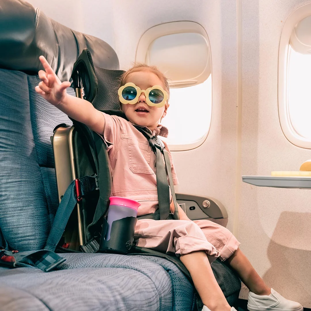 WAYB Pico portable car seat in Earth