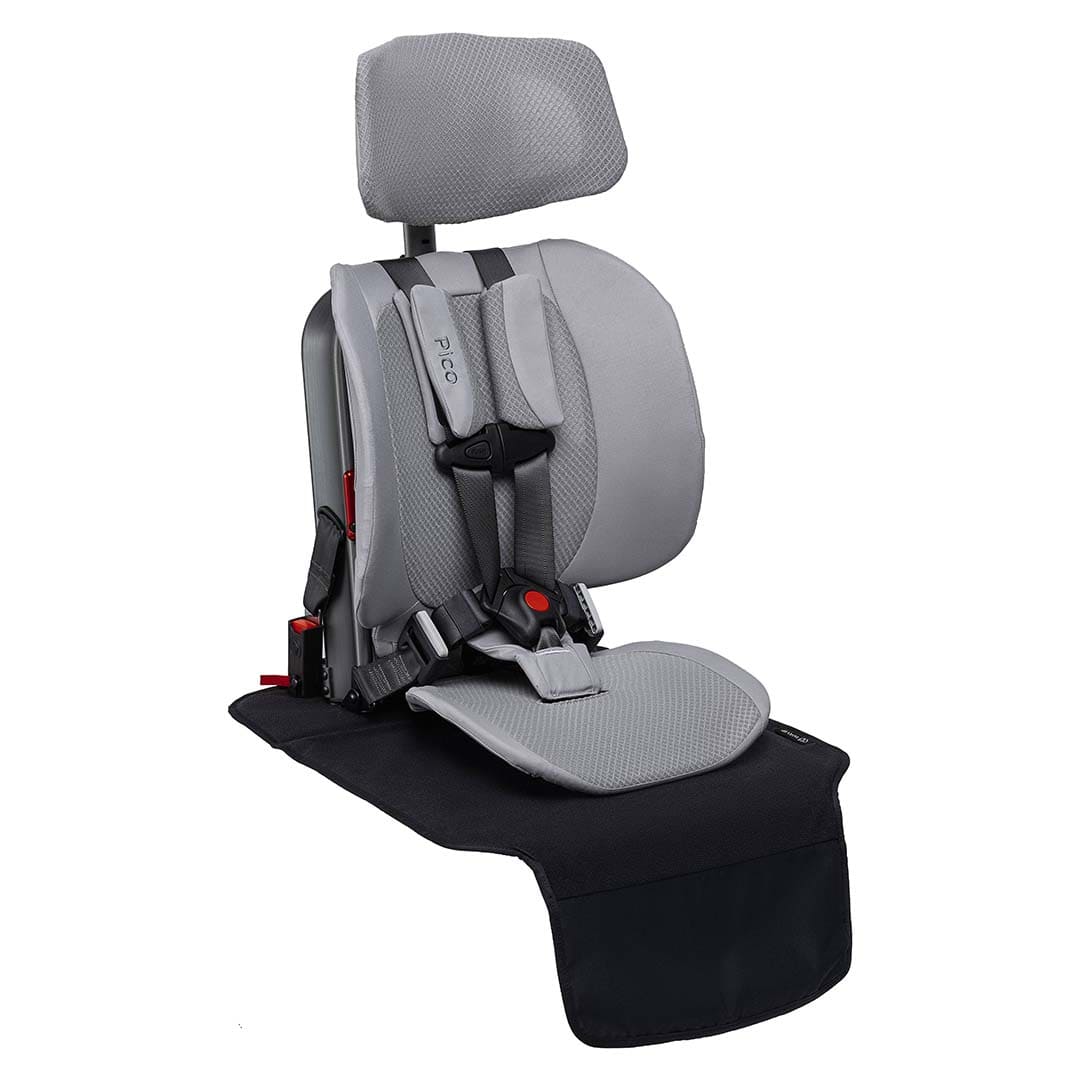 WAYB vehicle seat protector fitted on a car seat