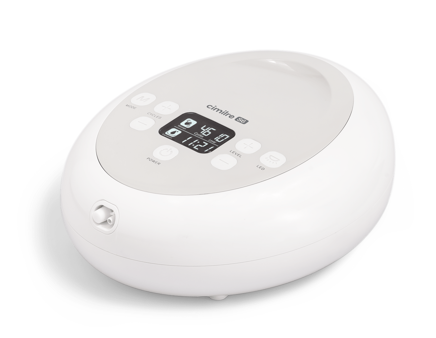 Cimilre S6 breast pump at an angle